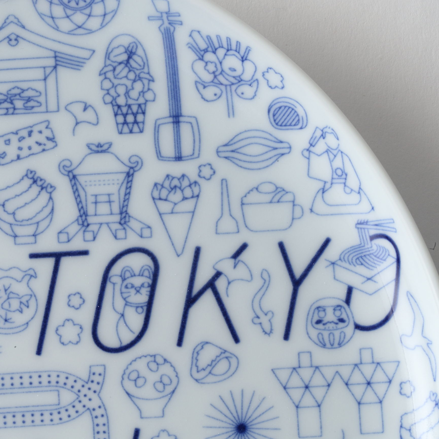 KIHARA/TOKYO ICON プレート L -東京の魅力がぎゅっと詰まった器