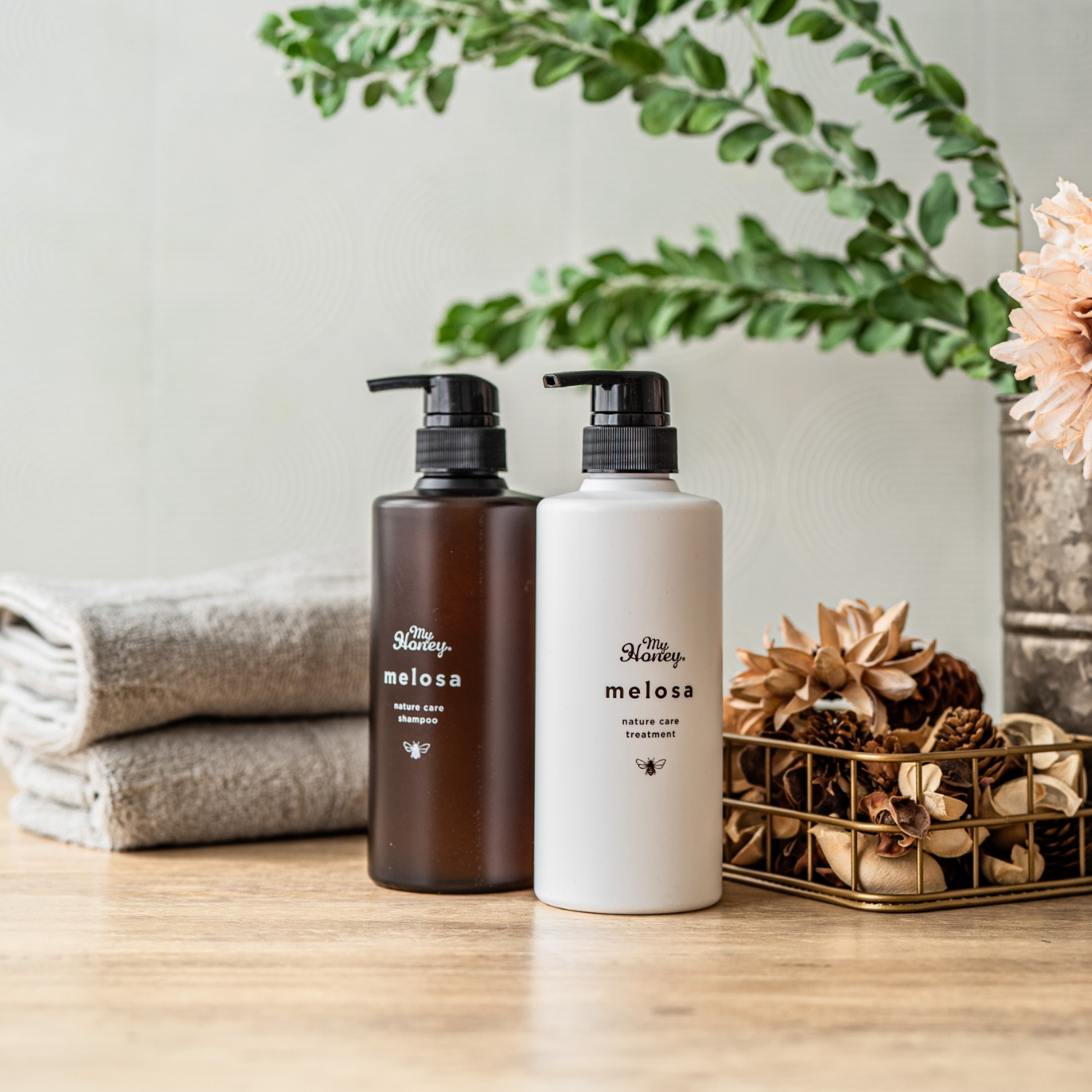 MYHONEY/melosa ネイチャーケアトリートメント470g -はちみつ専門店が