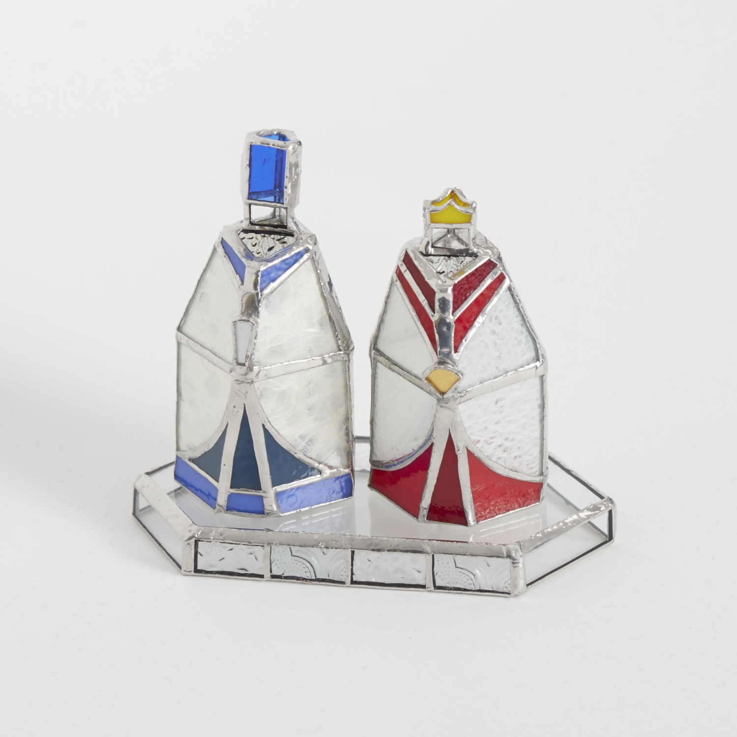 micat glass/ステンドグラスの雛人形 -【先行受注】光の具合で見え方が