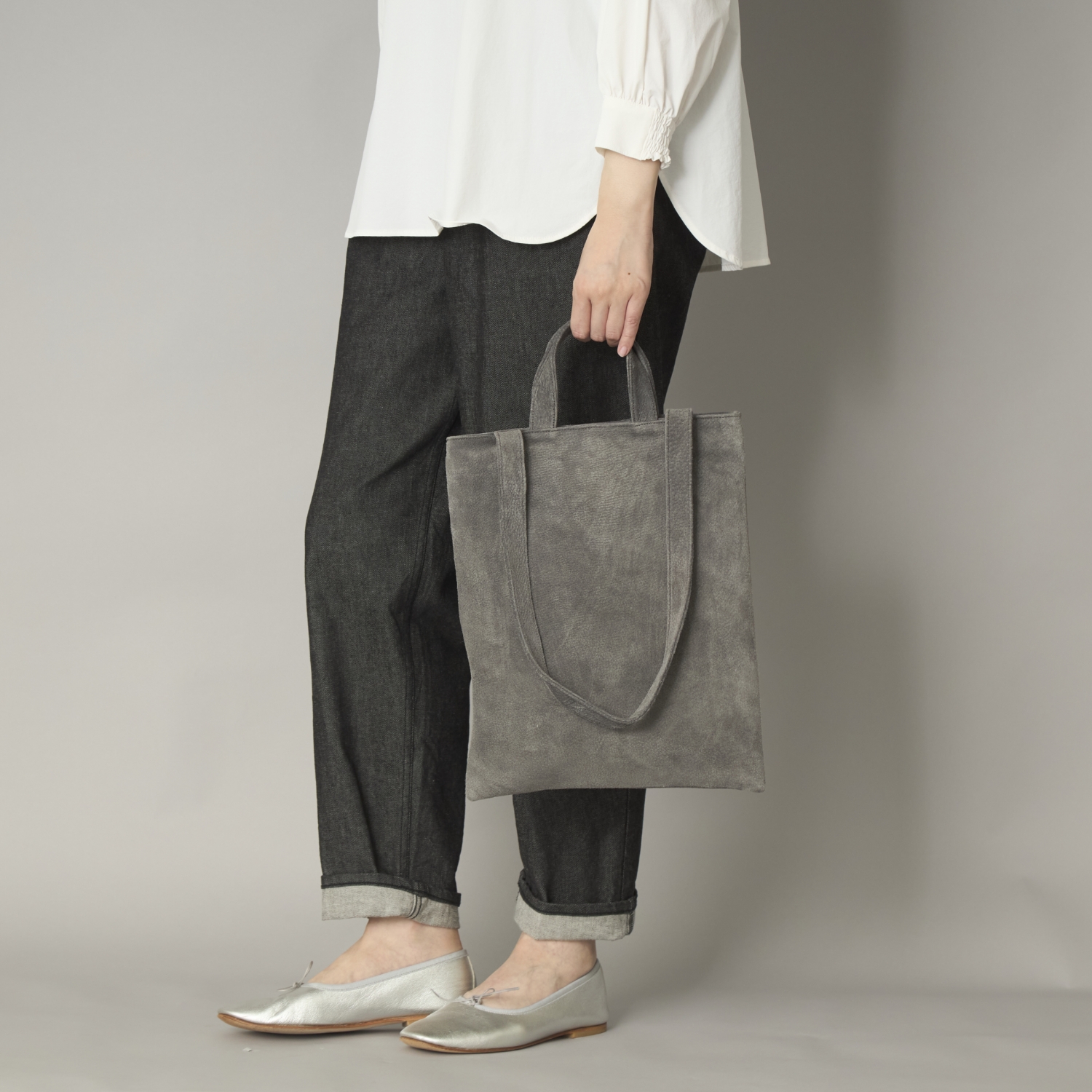 TOKYO LEATHER FACTORY/洗える革の2wayトートバッグ -洗えるスエード