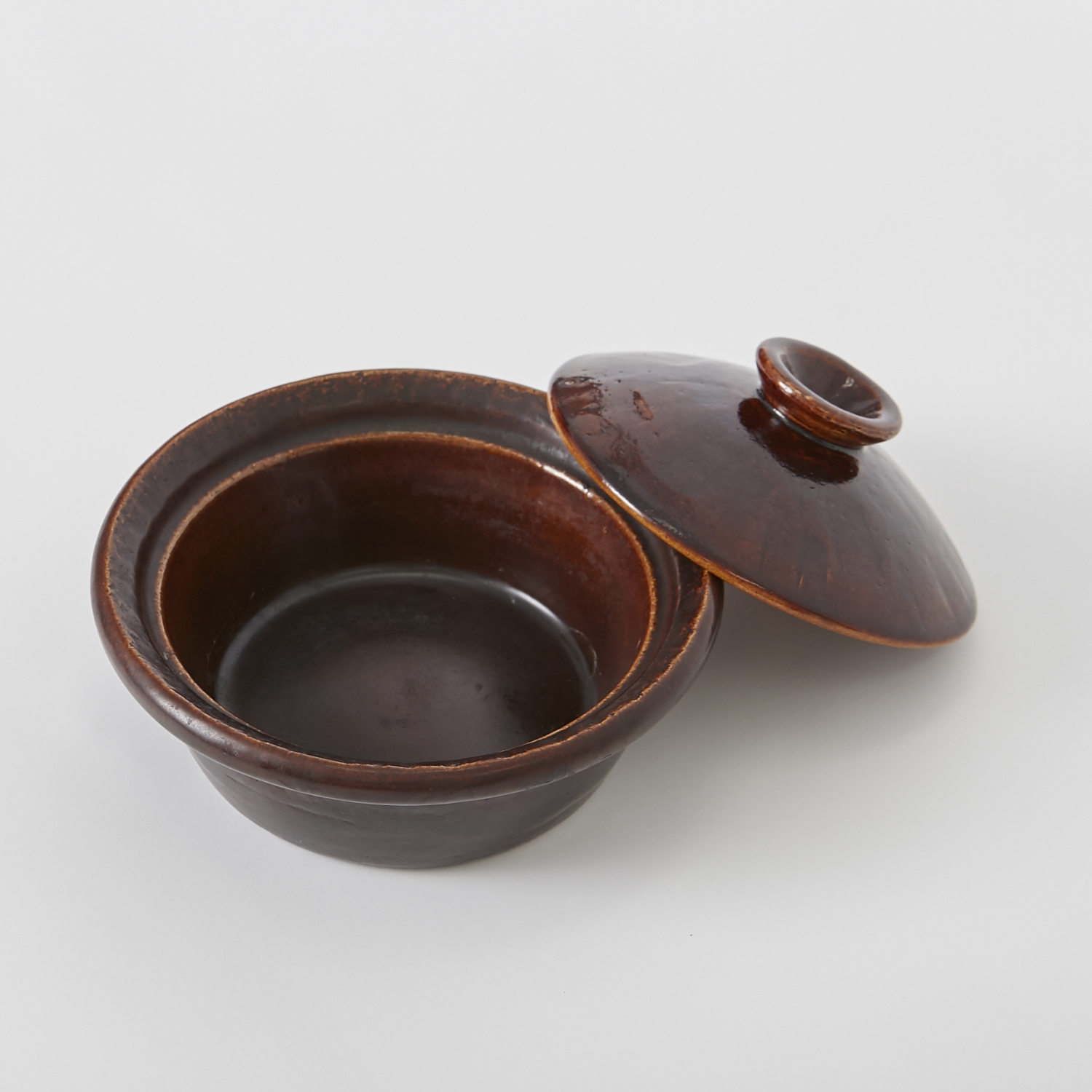 松田美智子の自在道具/香味鍋 小 飴釉 -おいしさを引き出す、日常使い