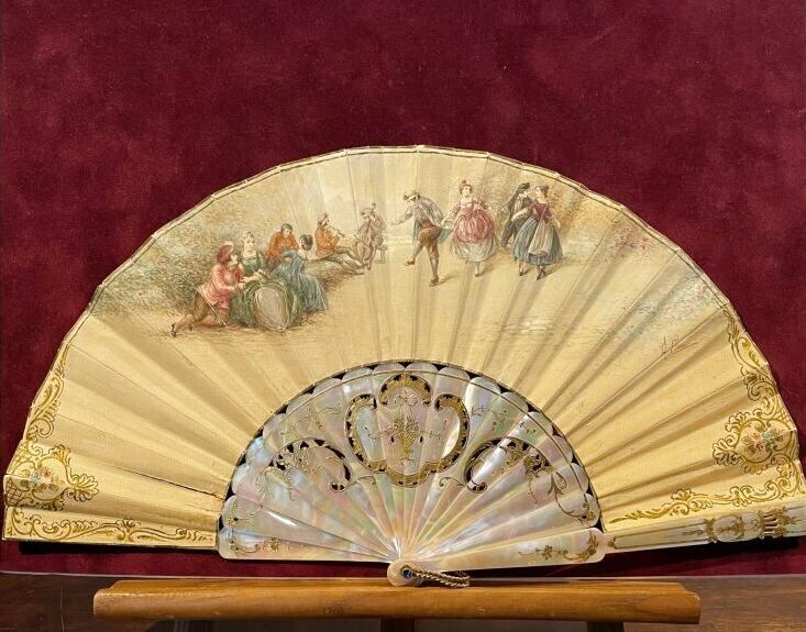 エヴァンタイユ フランス19世紀 サイン入り ／マザー・オブ・パール