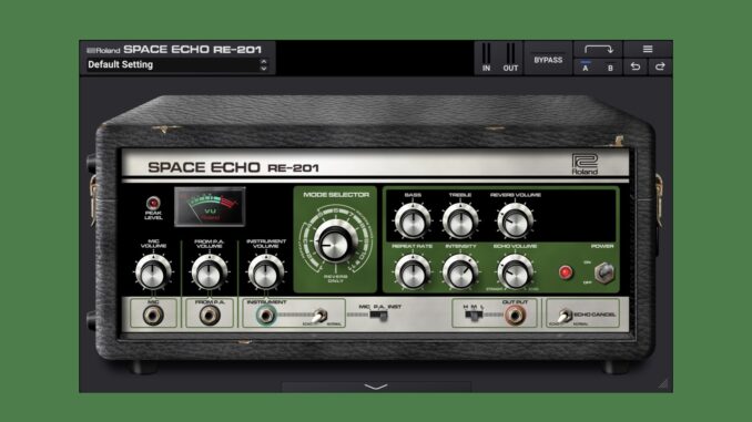 Roland brings the legendary RE-201 Space Echo as an FX plugin to