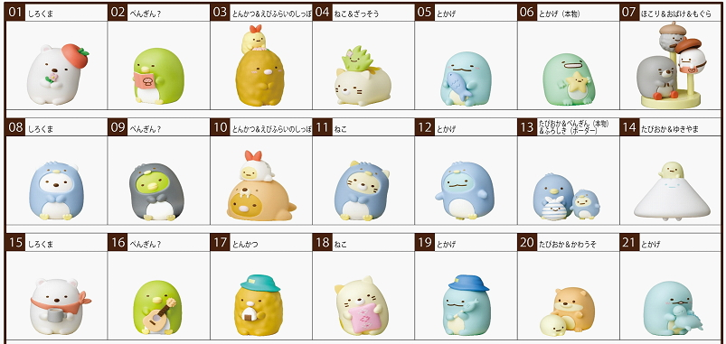 食玩王国オフィシャルウェブサイト チョコエッグ（すみっコぐらし）